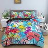 Ufo Pattern Bedding Set Mysterious Alien Duvet Cover 3D Comforter Covers Single Twin King Size Quilt Cover Home Textile 23Pcs