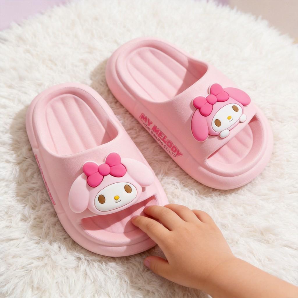 Hello Kitty Melody Kuromi Cinnamoroll Summer Sandals With Eva Breathable Mesh For Indoor And Outdoor Play