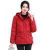 Down cotton-padded clothes women's long winter new large-size warm cotton-padded jackets temperament thickened cotton-padded jackets