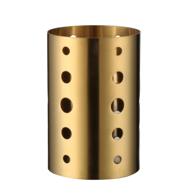 Durable Stainless Steel Chopstick Holder with Drainage Holes - Moisture-Proof and Anti-Fall, Ideal for Restaurants and Customizable with Logo.