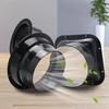 Duct Connector Hose Connector Air Ventilation Adapter Flange ABS Plastic For 100-250mm Dia Air Vent Connection Accessories