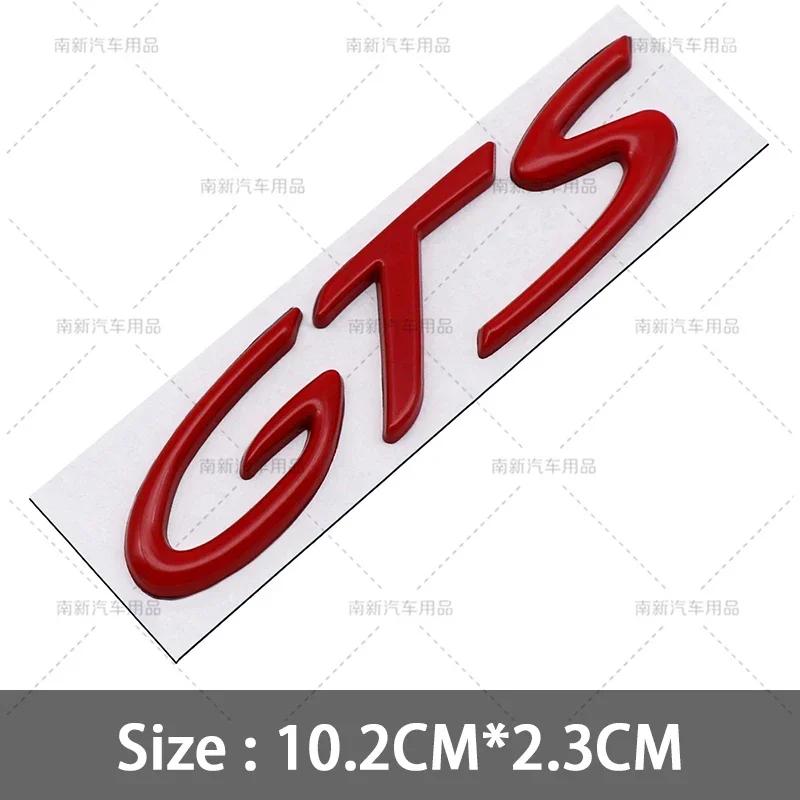 1 Pezzo Metallo GTS Body Emblema Distintivo Adesivo Auto per Cayenne Cayman Panamera Macan 911 918 718 928 901 930 Accessori Styling Auto