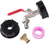 IBC Tote Tank Adapter Faucet S60X6 Faucet BC Tank adapters Valve accessories Single and double end drain faucets Shut-off valves