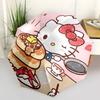 1pc Hello Kitty Pancake Breakfast Set with Automatic Opening Umbrella - Portable Folding Design, 8-Bone Iron Frame Outdoor Umbrella, Perfect Gift for