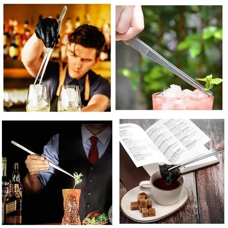 Multifunction BBQ Tongs Kitchen Food Tongs Food Clip Kitchen Gadgets Stainless Steel Churrasco Tweezers Clip Buffet BBQ Tool