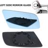 Left/Right Side Rearview Heated Mirror Blue Glass Wide Angle For BMW 5 Series E60 E61 2003 2004 2005 2006 2007-2010 51167065081
