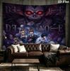 Tapeçaria de Parede Death Note Pendente Estético de Parede Manta de Tecido Impressa Tapeçarias Decorativas Para Quarto Sala de Estar Decoração de Casa