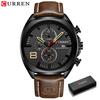 CURREN Men Watch Luxury Wristwatch Quartz Wristwatches Fashion Leather Punk Style Mens Watches Relogio Masculino