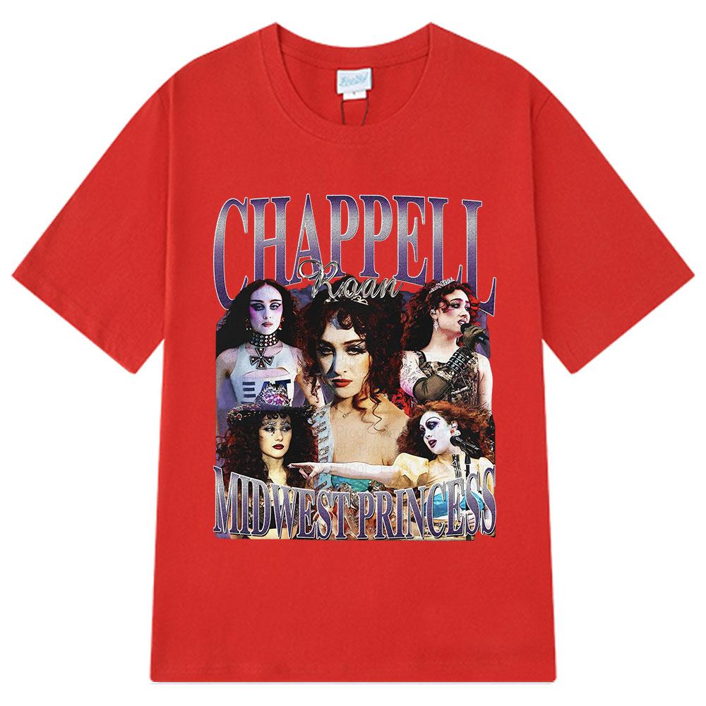 Chappell Roan Midwest Princess Tshirt Unisex Unisex Vintage Fashion Country Music T Shirts Cotton Y2k Harajuku Tshirts