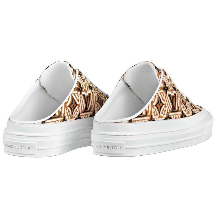 Louis Vuitton Lv Crafty Stellar Mules 'Brown Black White' Women's 1A85N8