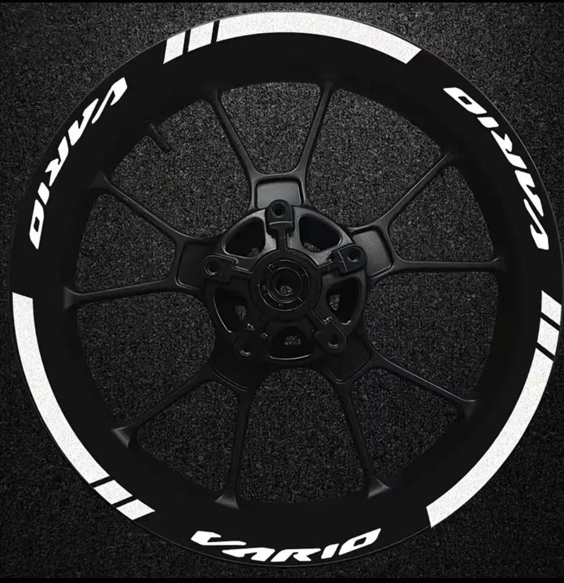 

For VARIO Motorcycle 14 Inch Wheel Reflective Sticker Waterproof Personality Creative Color Warning Sticker