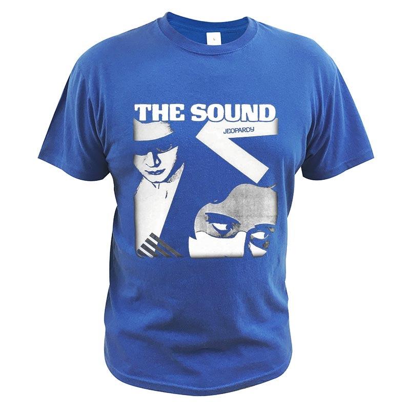 

Альбом The Sound Футболка Jeopardy Band Любителі англійського пост-панку Хіпстерський вуличний одяг Зручний м’який топ із 100% бавовни Європейський розмір S