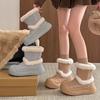 Comfort Platform Fluffy Fur Snow Boots Women  Winter Cute Round Toe Thick Bottom Furry Ankle Boots Women Short Plush Booties