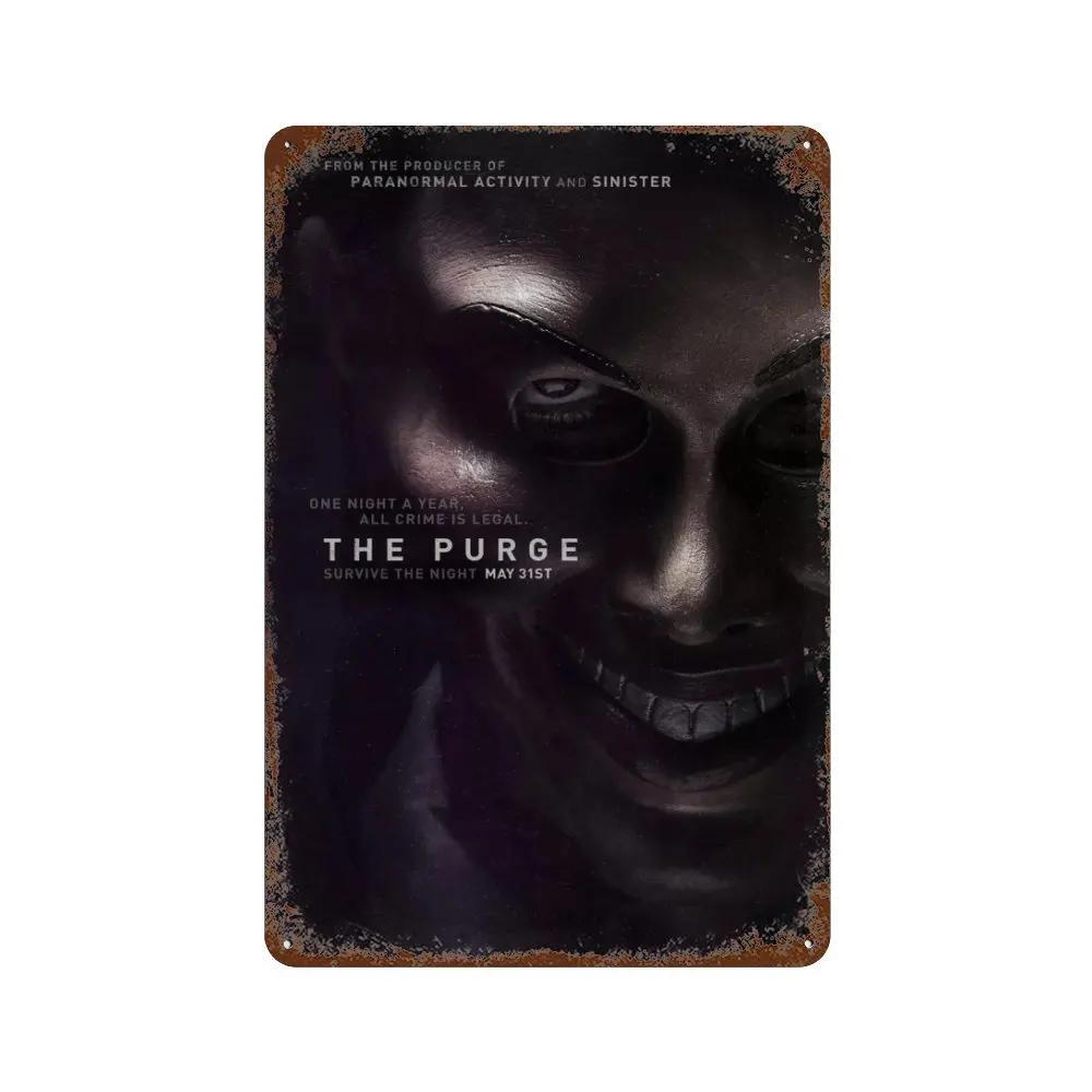 Horror Movie Metal Sign Garage Man Cave Pub Wall Decor 20x30cm