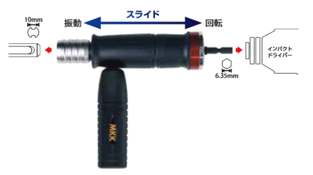 Motokoma MKK Impact Vibration Drill Holder SDS-2