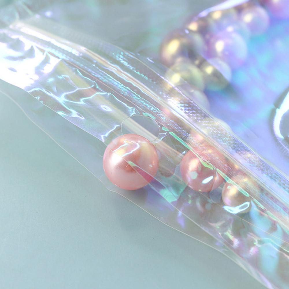 20pcs Laser Magic Laser Self-Sealing Bag, Suitable For Earrings, Rings And Other Jewelry Gift Storage