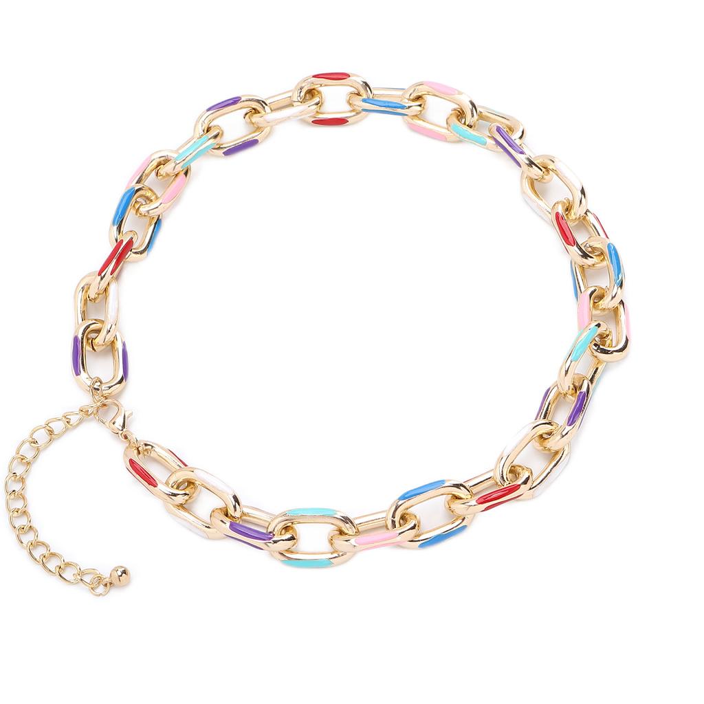 Hip Hop Chain Hypoallergenic Elegant Classic Alloy Necklace for Clothing Decorations