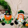 St Patricks Charming Day Green Leaf Dolls Decorative Hanging Ornaments Festivities For