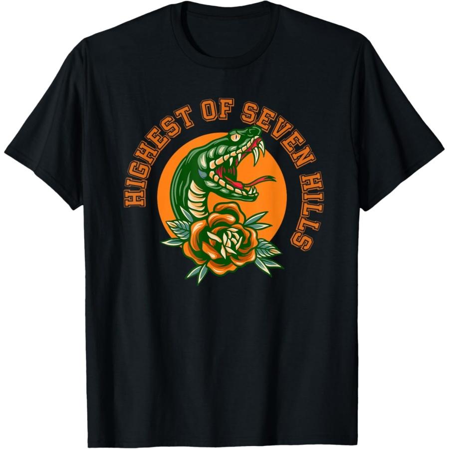 

Highest of Seven Hills Rattler and Rose T-Shirt XXXXXL чорний
