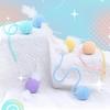 Bite Resistant Cat Cotton Rope Ball Colorful Sounding Cat Scratch Catch Toys Wear Resistant Cat Teaser Ball Pet Supplies