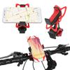 Universal Bike Mobile Phone Bracket Red Silicone Mountain Bicycle GPS Navigator Stand Cycling