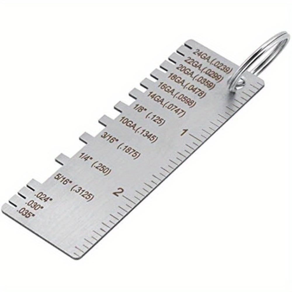 Metal Thickness Gauge, Welding Gauge, Coating‑Thickness Tester, Measuring Tool for Metal Wire Rod