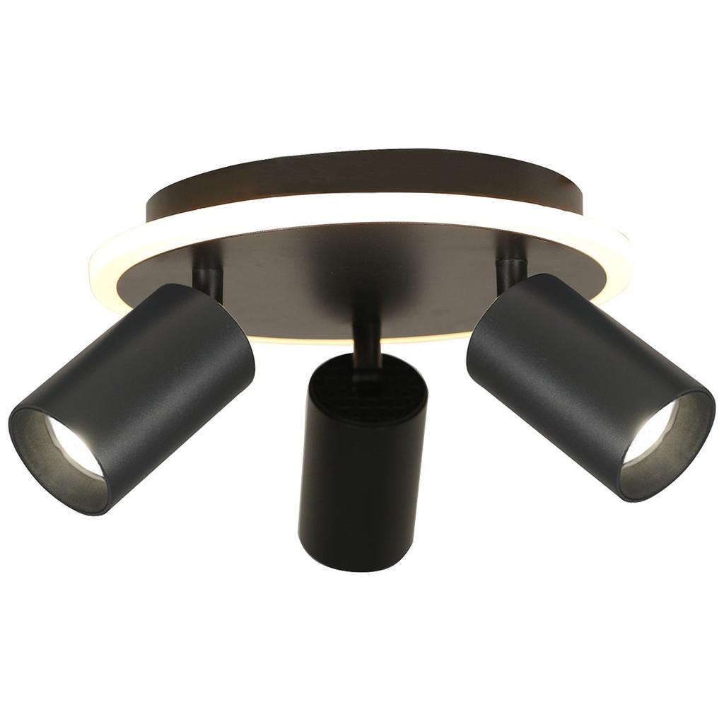 Reflektor Parma Led Czarny Light Prestige Lp-0612/3C Round Bk