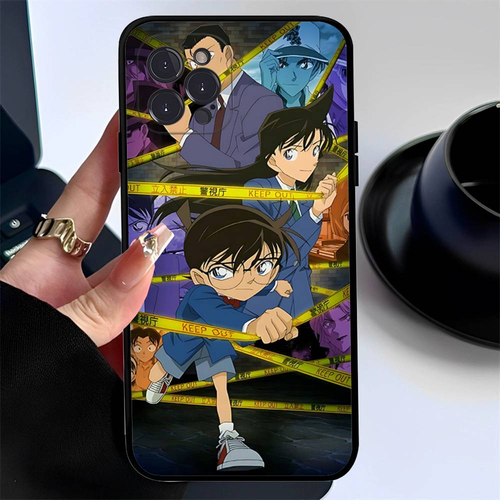 Anime Detective Conan Phone Case For Iphone 17 16 15 16e 14 13 12 11 Pro Max Plus Case Cover Coque