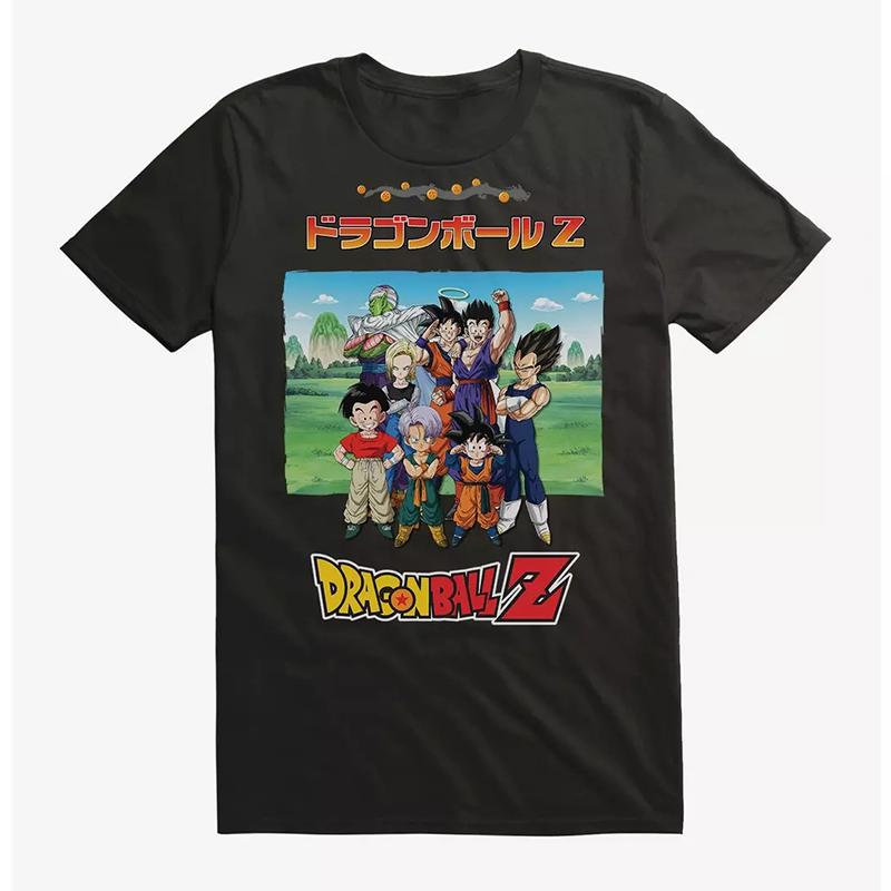 New Summer Japanese Classic Dragon Ball Cartoon Anime Oversized HighStreet Vintage Loose Fit ShortSleeve TShirt S