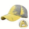 [Pastel Baseball Cap] Breathable Adjustable Women's Baseball Cap | Tie-Dye Pastel Color Block Design, Cross-Back Strap, Mesh Back for Casual & Sports