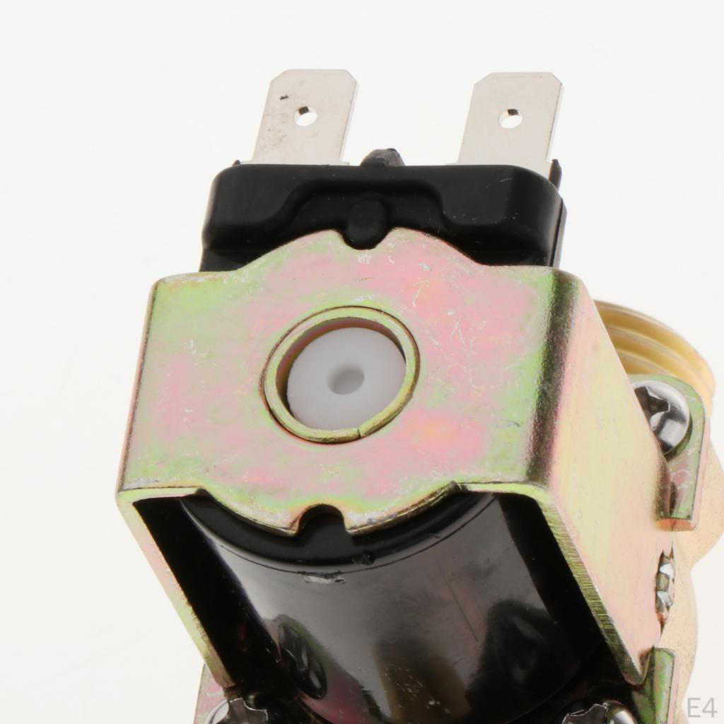 1/2 '' DC12 / 24 220V normálně uzavřený mosazný elektrický solenoidový ventil voda pro vstup