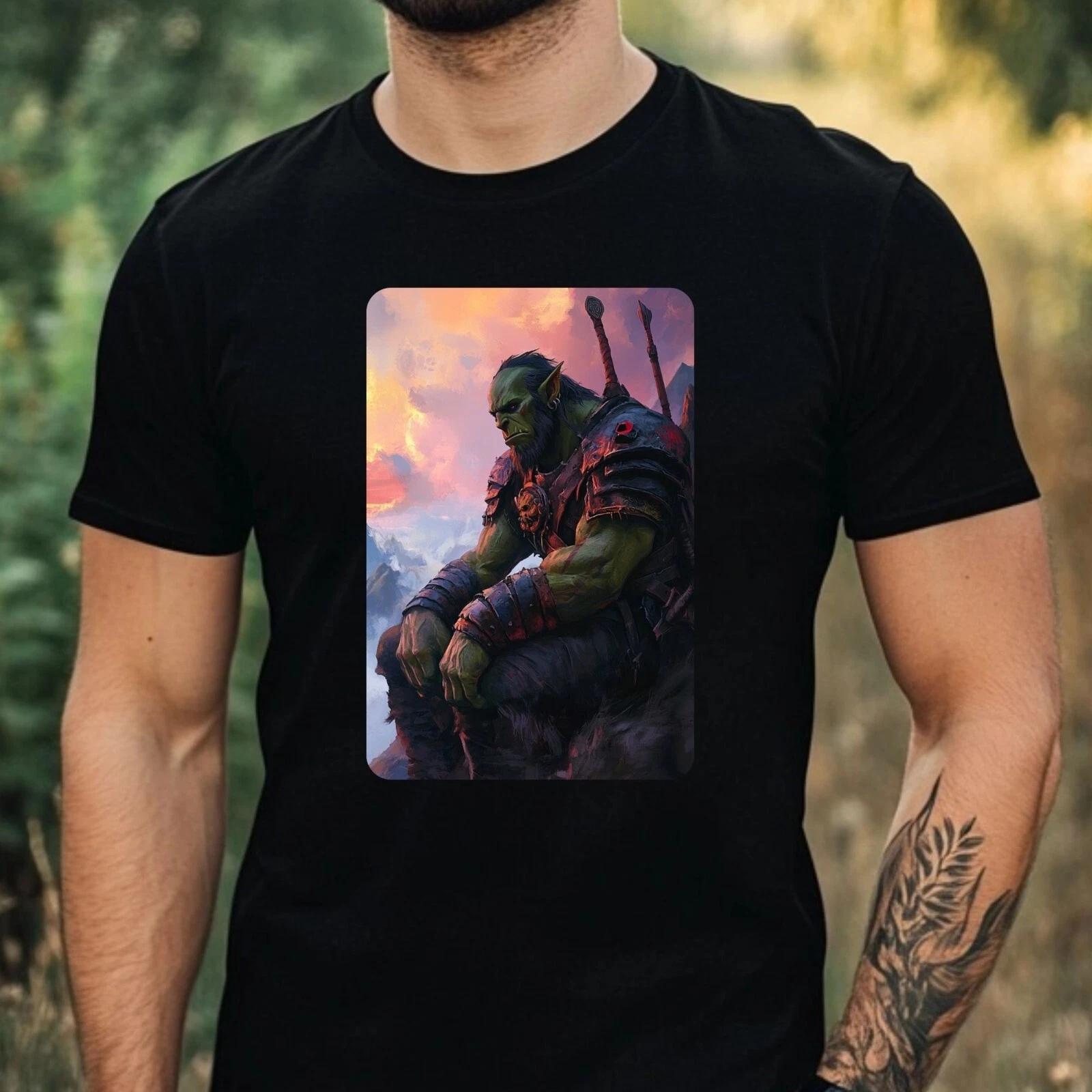 T-Shirt Herren Ork Krieger Motiv Baumwolle Größe XS bis 5XL XXXL