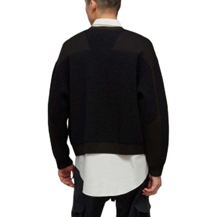 Y 3 Ribbed knit Panelled Jumper H63084