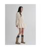 8SECONDS Low-Waist Long-Sleeve Mini Dress Ivory