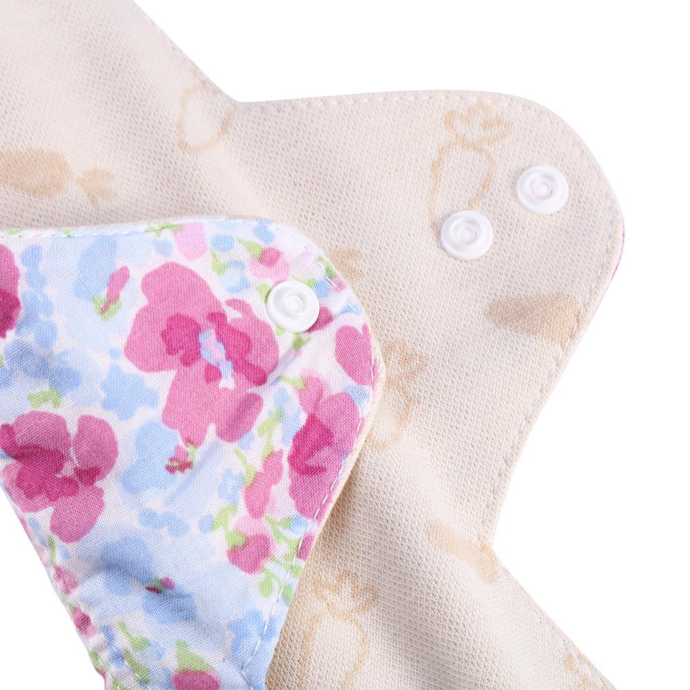 250mm Reusable Organic Cotton Menstrual Pads Washable Day&Night Panty Liner Sanitary Cloth #4