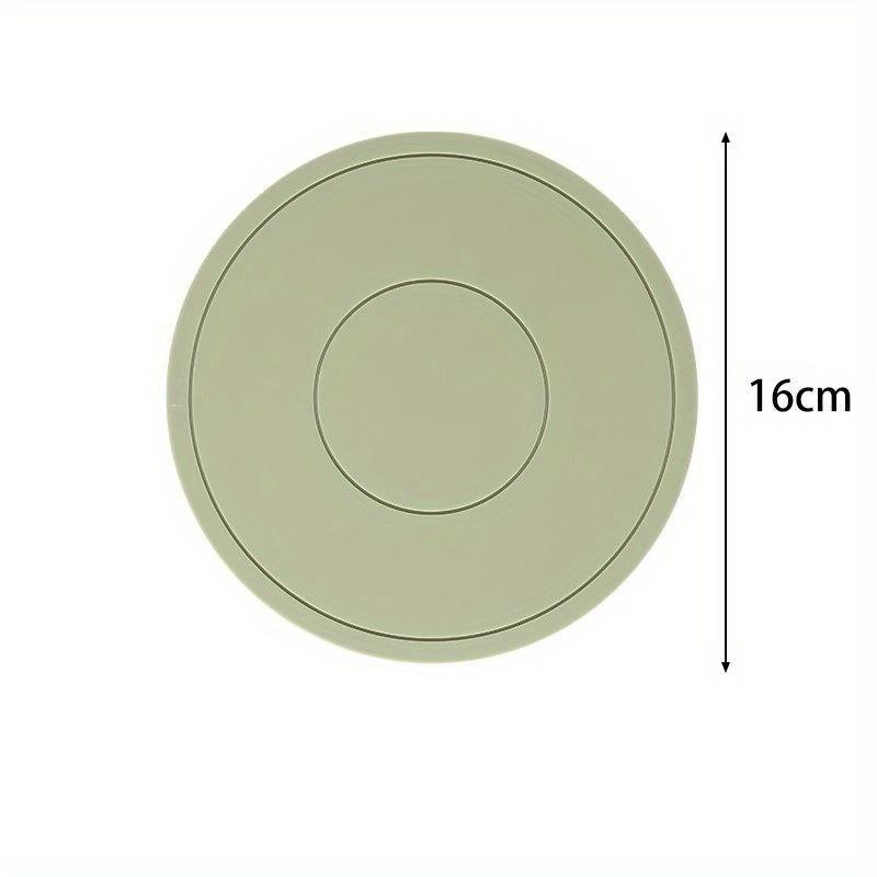 1 ks Kulatý silikonový podtácek Žáruvzdorná a protiskluzová podložka Podložka pod misku Vodotěsná Podložka pod nápoj Kávový hrnek Kuchyňská dekorace