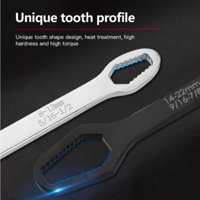 3-17mm Universal Torx Wrench Self-tightening Adjustable Glasses Wrench Board Double-head Torx Spanner Hand Tools for Factory