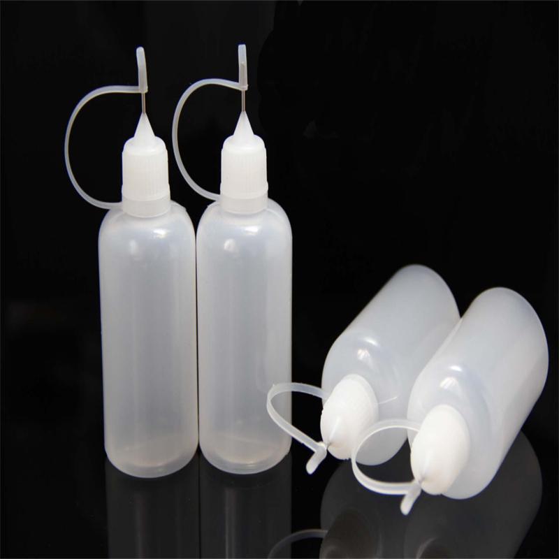 

5/20/50 мл бутылочка для смазывания наконечника, игольная трубка, разливочная бутылка с отверстием для заправки, мягкая бутылка с крышкой