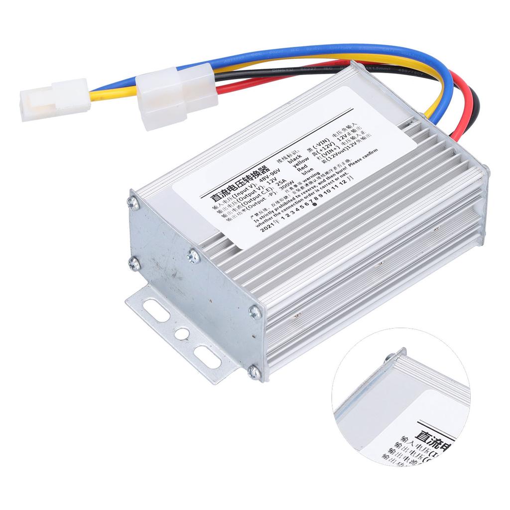 Waterproof Module Transformer 48V‑96V To 12V Voltage Converter Stable Waterproof Efficient Output Power Supply Transformer