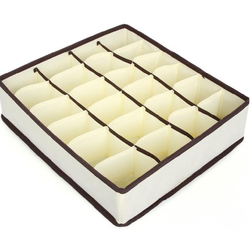 Foldable Underwear Storage Box with Multi-Size Drawer Partitions for Organized Wardrobes
