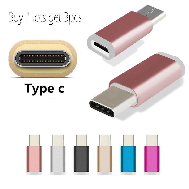 3 Unidades Cable USB Tipo C 3.1 Adaptador Cargador USB-C a Convertidor Micro USB para Oneplus 3 3t One Plus 2/Ne