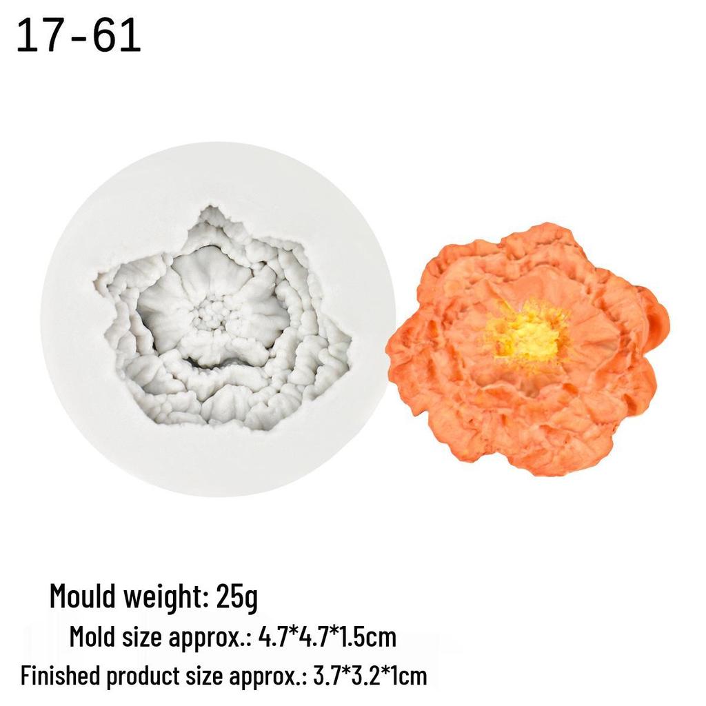 DIY Flower Decoration Silicone Mold for Cake & Clay Craft