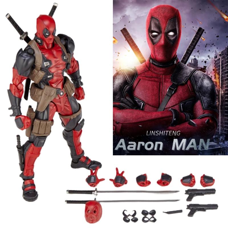 Collectible 6" Hot Marvel Deadpool Action Figure Premium Joints And Details