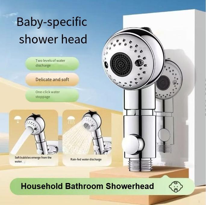 

Bathroom Shower Head Shower Device Pet Bathing Dedicated External Handheld Shower Head Small ShowerHead Household серебряный
