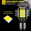 2PCS Canbus T15 W16W LED Car Reverse Back up Lights Lamps 912 921 916 917 920 922 DRL Lights 12V 6000K Super Bright White Bulbs