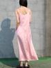 SORRY, TOO MUCH LOVE 23Signature Long Slip Dress_Pink