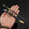 22cm Naraka Black Gold Ancient Sword Alloy Display Model Game Collectible Keychain Ornament Desktop Decor Gift Figure