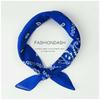 kakatrend Bandana Blue Paisley 100% Cotton Bandanna Adults Unisex Doo Rag Large 55cm x 55cm
