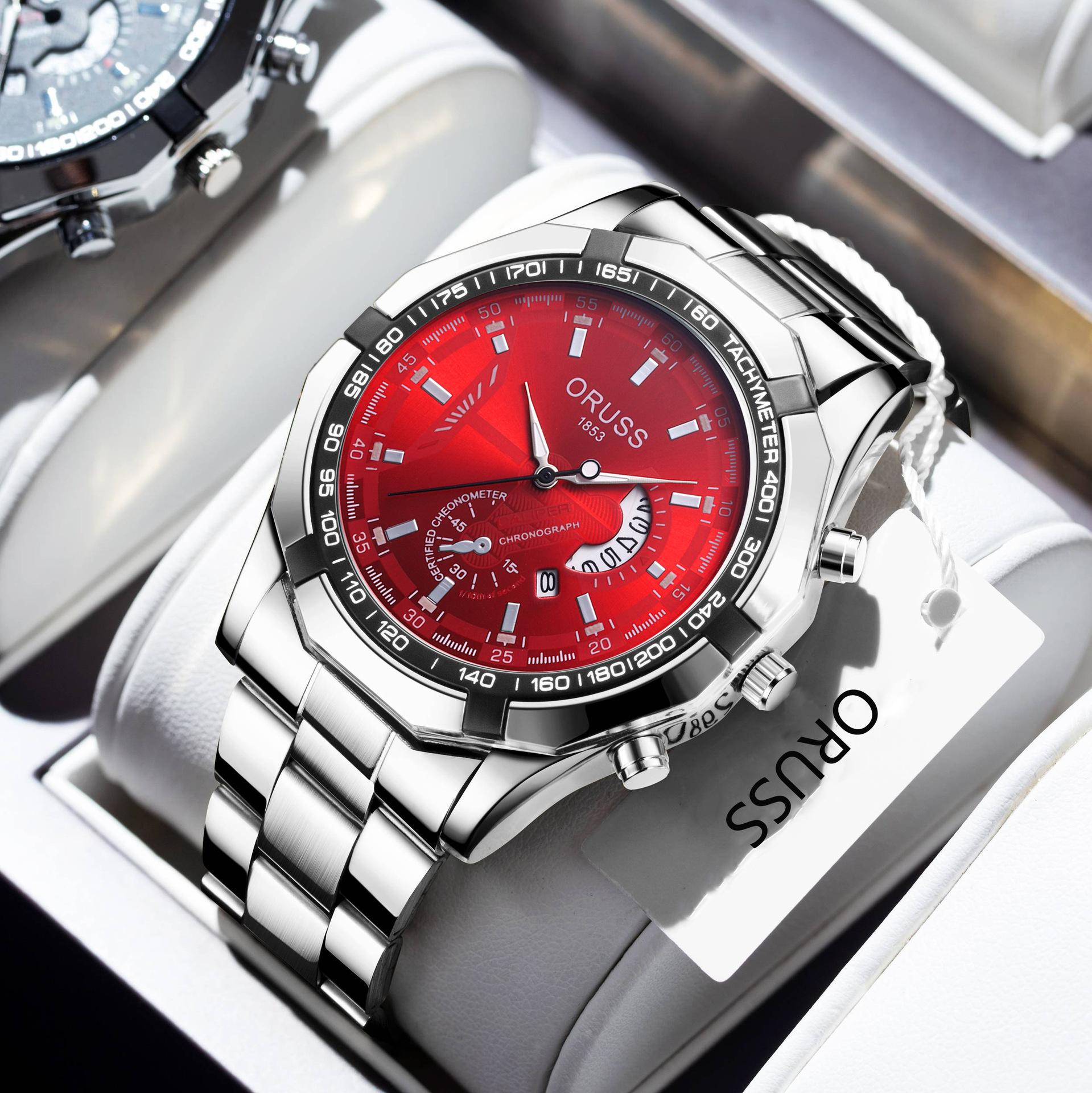 Fully Automatic Movement Watch Men S Calendar Waterproof Luminous Non-Mechanical Watch Large Dial
