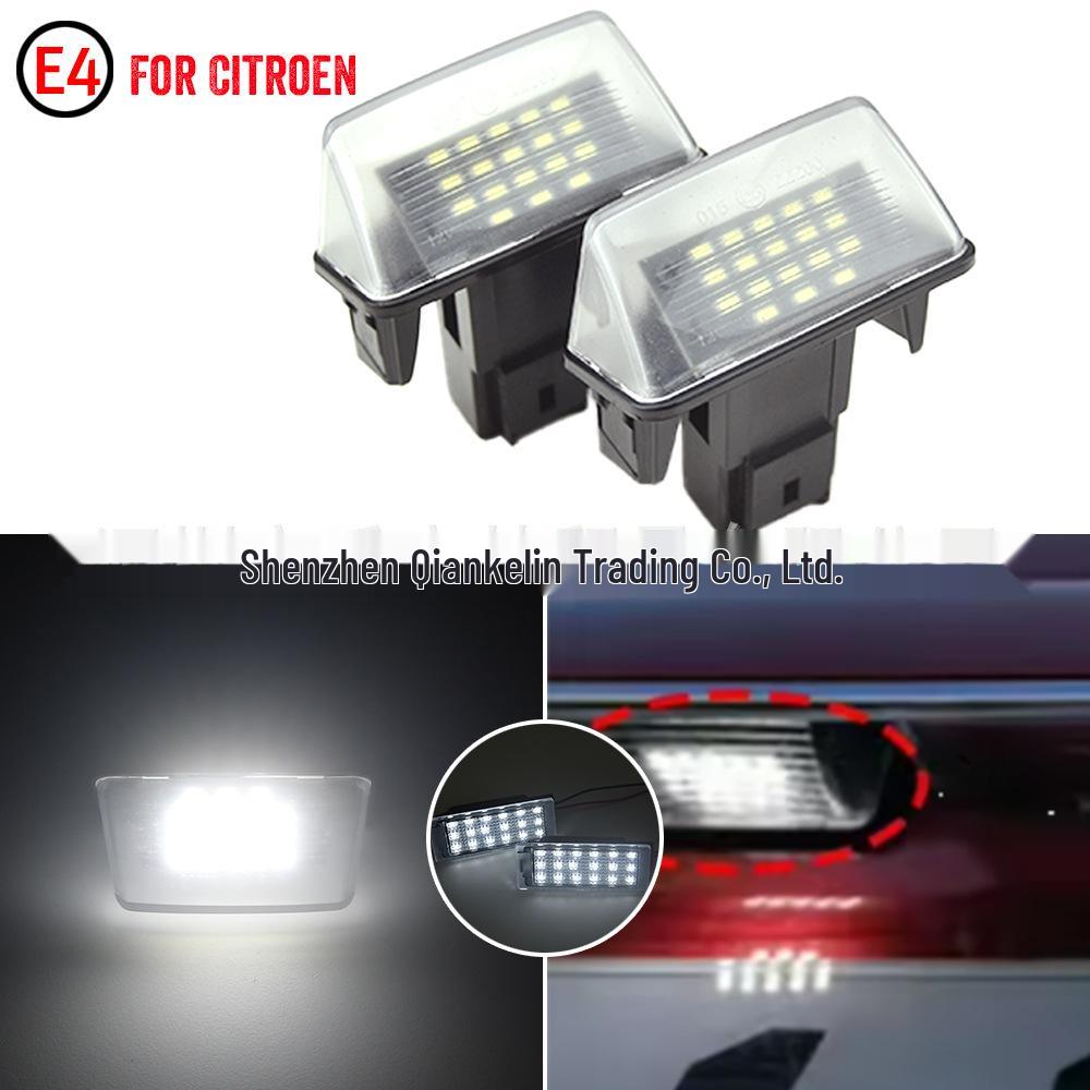 Peugeot & Citroen LED License Plate Light 6340.A3